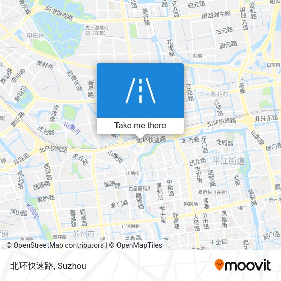 北环快速路 map