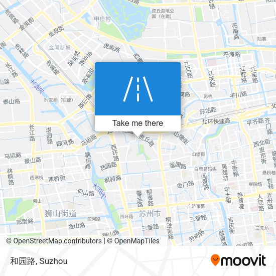 和园路 map