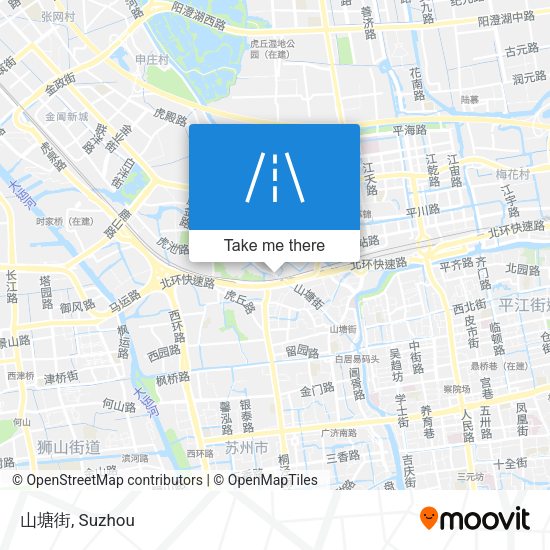 山塘街 map
