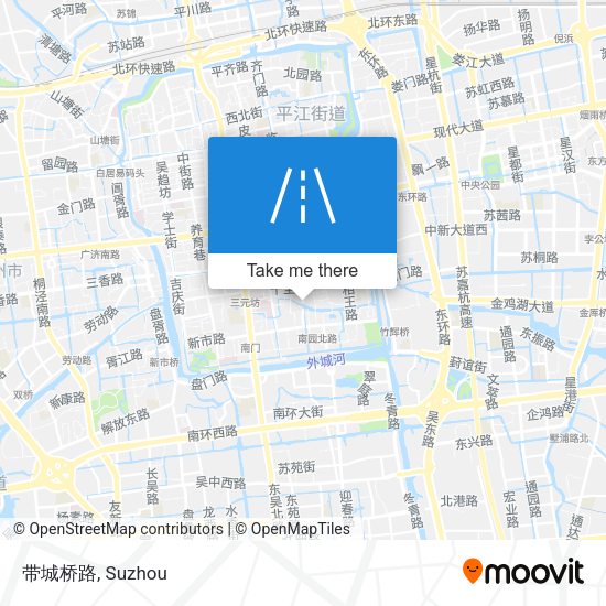带城桥路 map