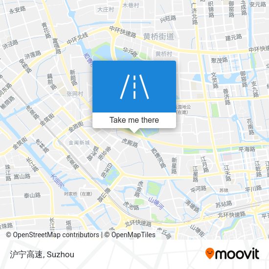 沪宁高速 map