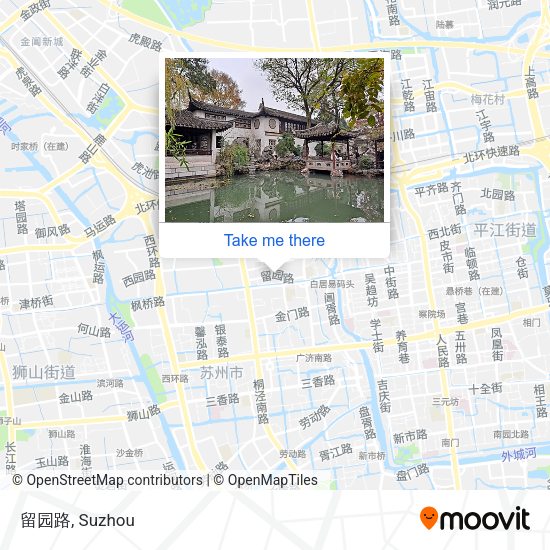 留园路 map