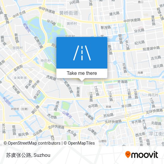 苏虞张公路 map