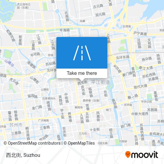 西北街 map