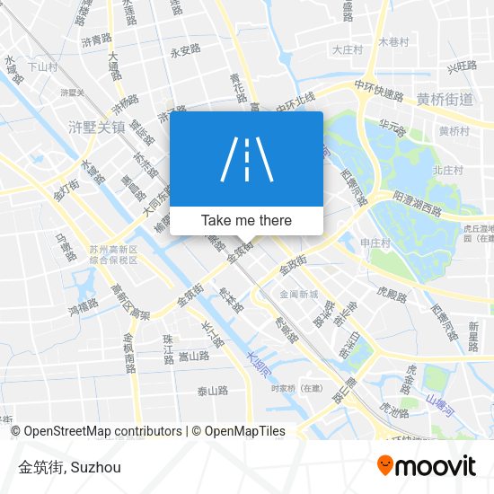 金筑街 map