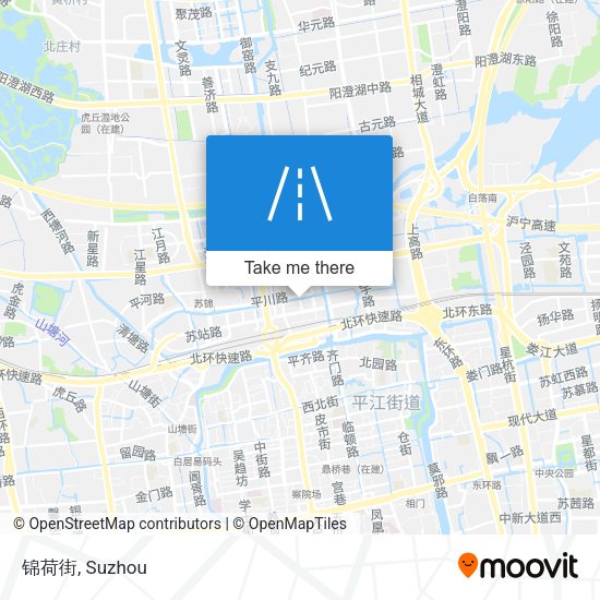 锦荷街 map