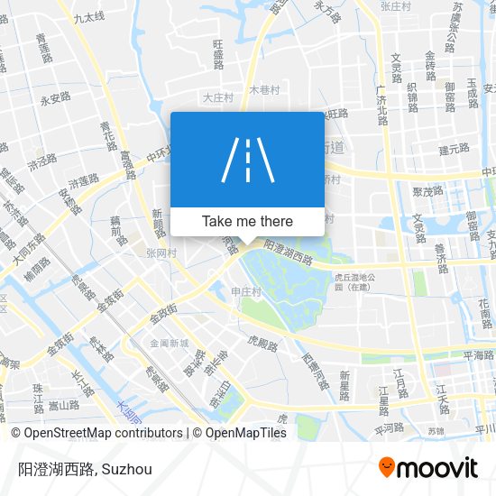 阳澄湖西路 map