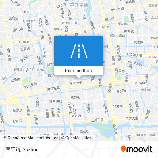 青阳路 map