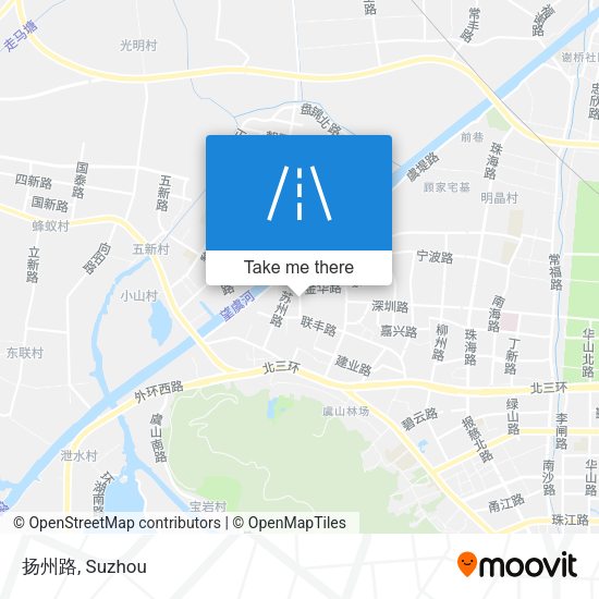 扬州路 map