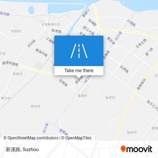 新溪路 map