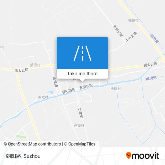 朝阳路 map