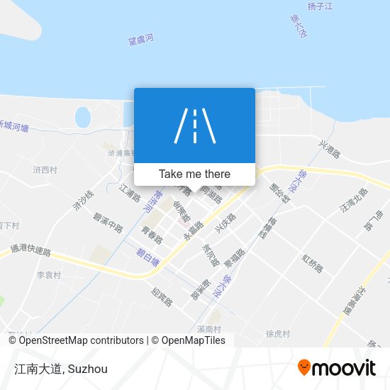 江南大道 map