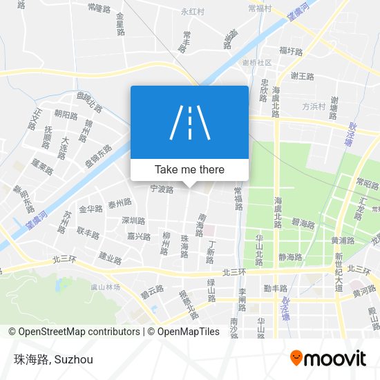 珠海路 map