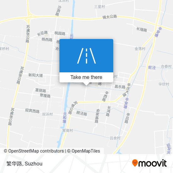 繁华路 map