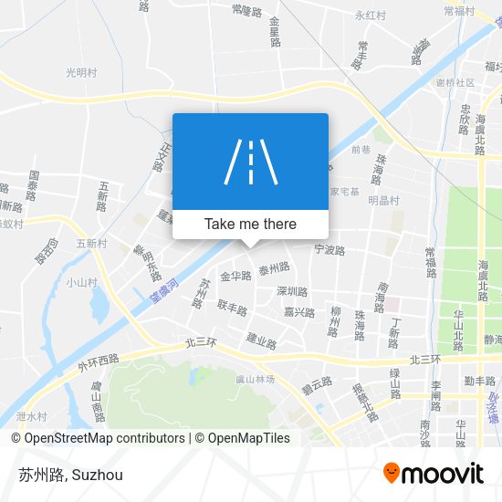 苏州路 map