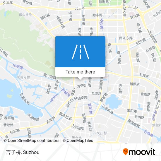 言子桥 map