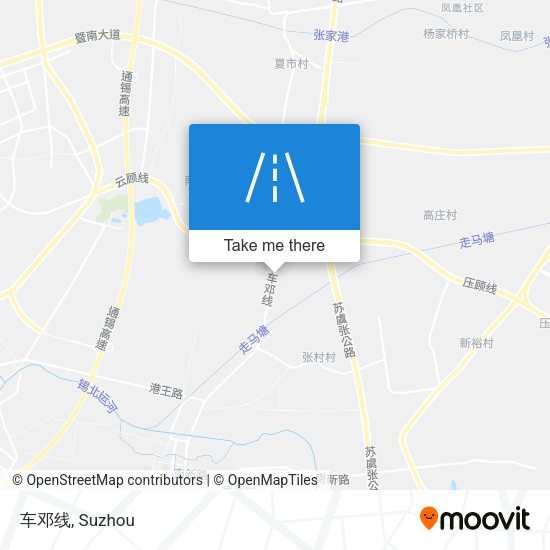 车邓线 map