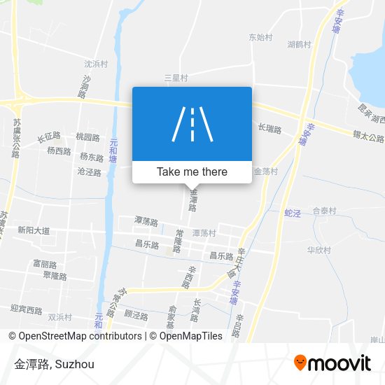 金潭路 map