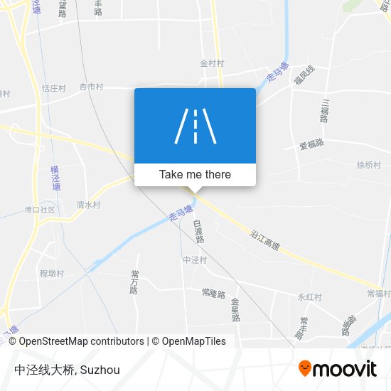 中泾线大桥 map