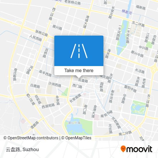 云盘路 map