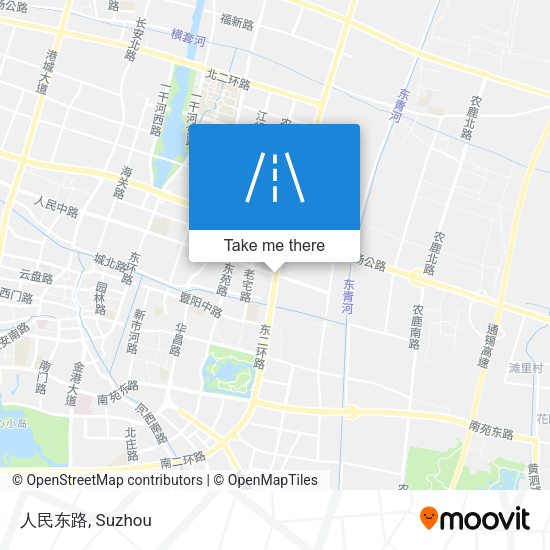 人民东路 map