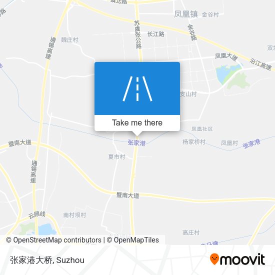 张家港大桥 map