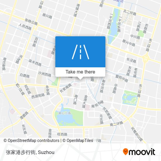 张家港步行街 map