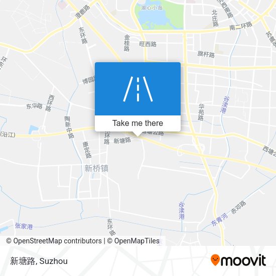 新塘路 map