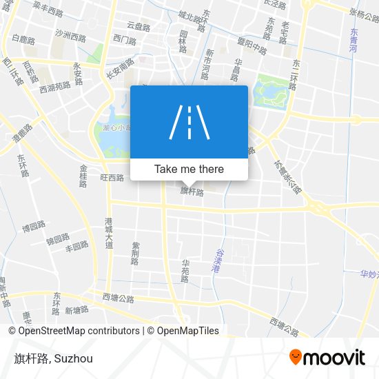 旗杆路 map