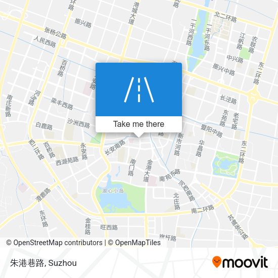 朱港巷路 map