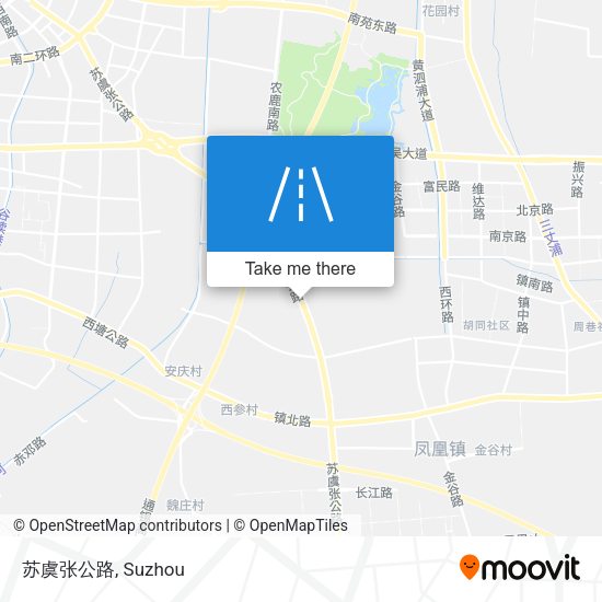 苏虞张公路 map