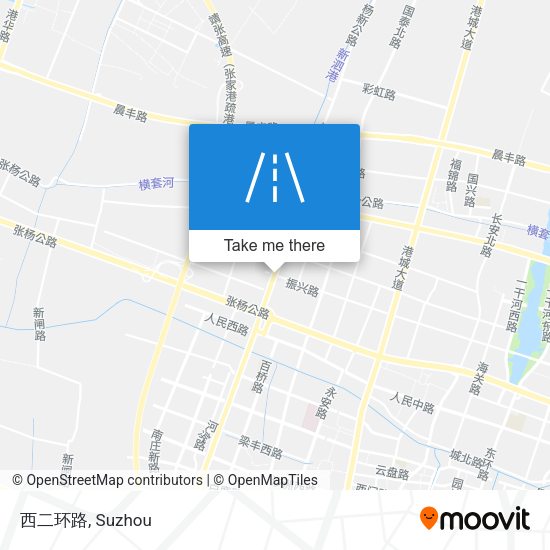 西二环路 map