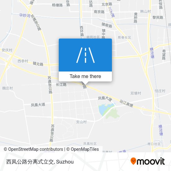 西凤公路分离式立交 map
