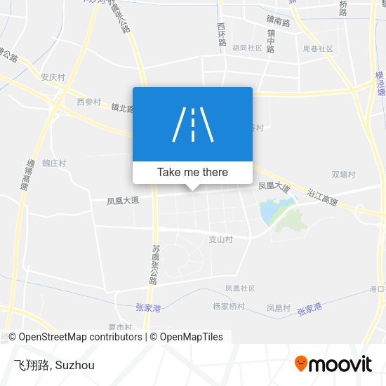 飞翔路 map