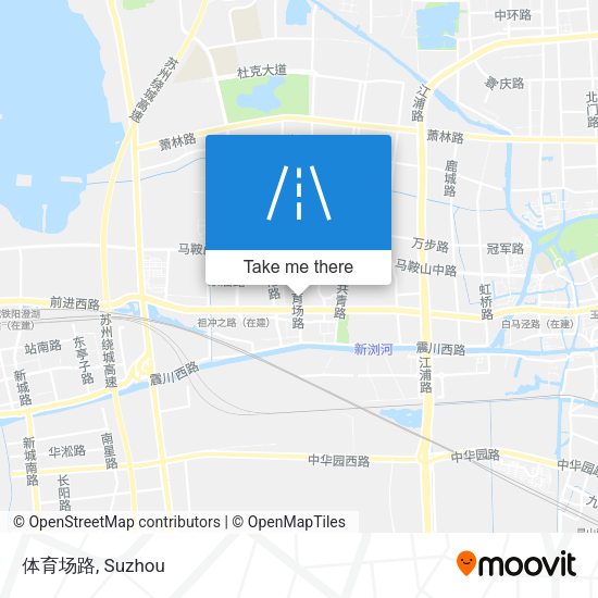 体育场路 map