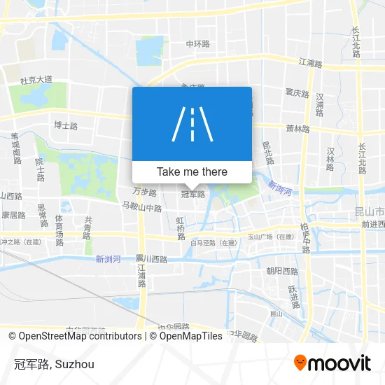 冠军路 map