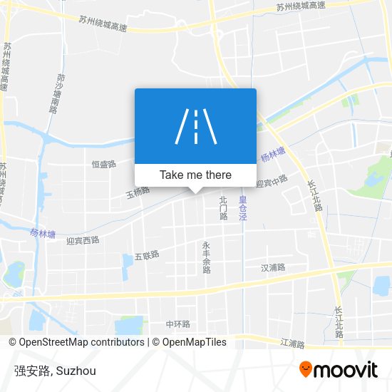 强安路 map
