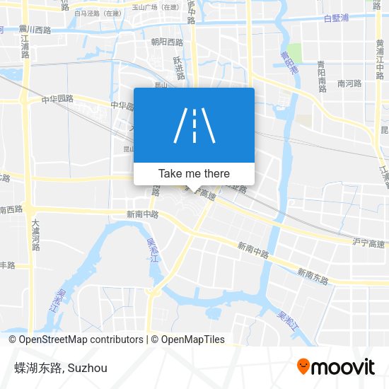 蝶湖东路 map