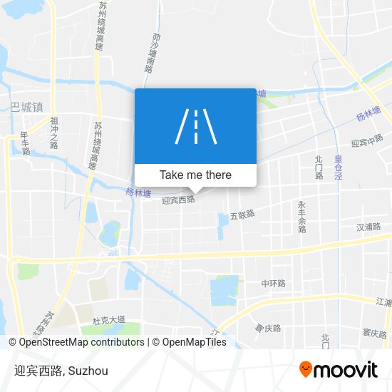 迎宾西路 map