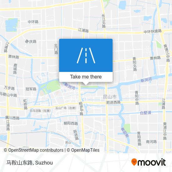 马鞍山东路 map