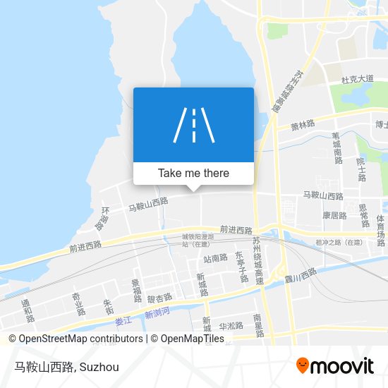 马鞍山西路 map