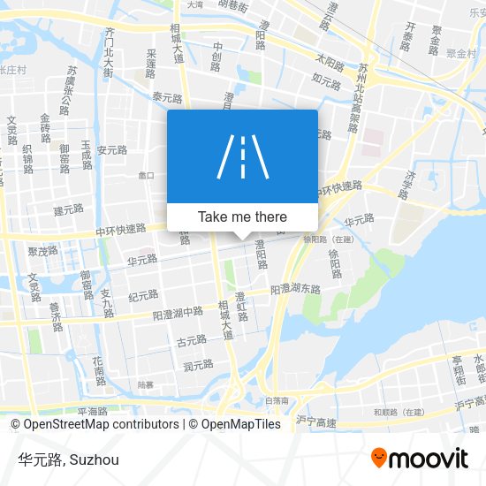 华元路 map