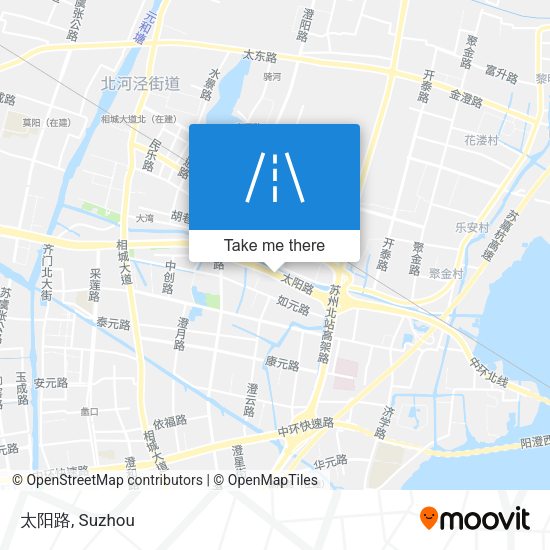 太阳路 map