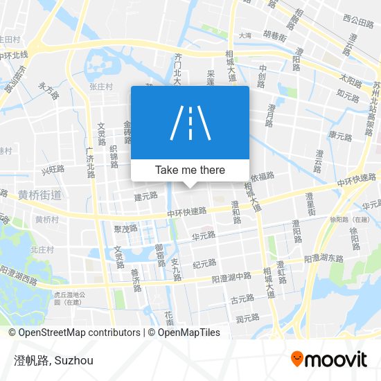 澄帆路 map