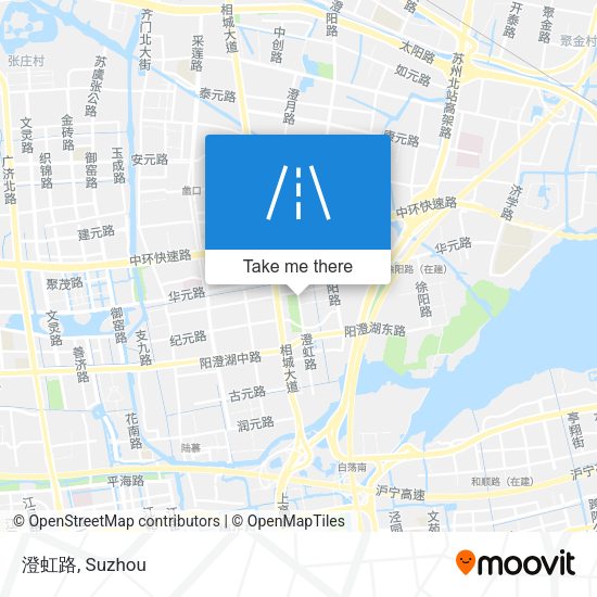 澄虹路 map