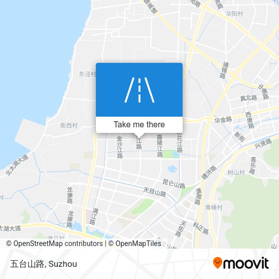 五台山路 map