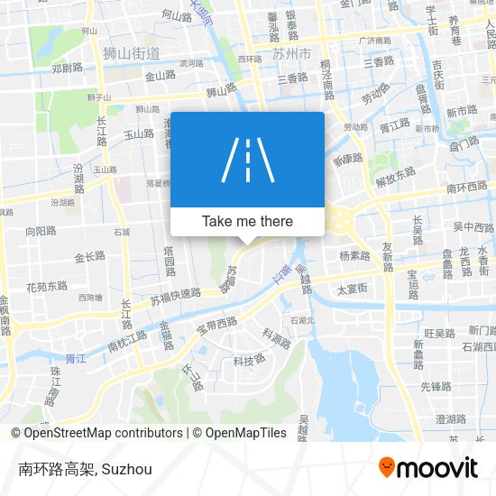 南环路高架 map