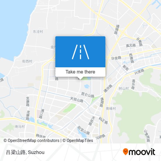 吕梁山路 map