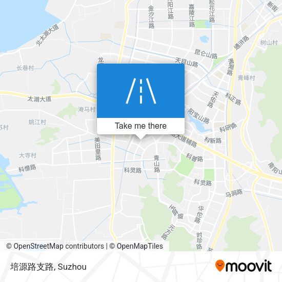 培源路支路 map