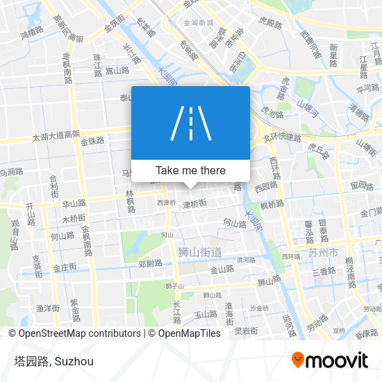 塔园路 map